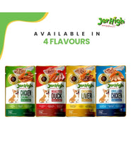 JerHigh Wet Chicken and Liver Food Gravy for Dogs (12X120 G) - Pack of 12 for Adult