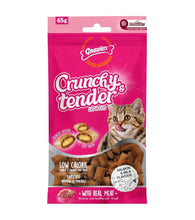 GNAWLERS Crunchy & Tender Cat Treats 65g - Salmon & Milk Flavour (Pack of 3)