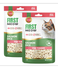 First Meow Salmon Dice Cat Treat