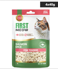 First Meow Salmon Dice Cat Treat