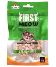 First Meow Salmon Dice Cat Treat