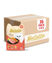 Bellotta Wet Food for Cats and Kittens, Tuna, 85 g Pouch (Pack of 12)