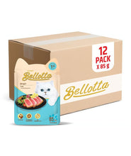 Bellotta Wet Food for Cats and Kittens, Tuna, 85 g Pouch (Pack of 12)