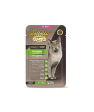 Bellotta Nutri + Grain Free Healthy Immune & Mutivitamin Wet Food for Cats, Tuna and Chicken Topping Katsuobushi & Goji Berry in Gravy, 65g (Pack of 24) Sold by DogsNCats