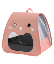 KIKI N POOCH Cat Backpack Carrier | Foldable & Breathable Travel Backpack | Pet-Friendly Travel Bag with Ventilation Mesh, Portable Pet Carrier for Outdoor Adventures, Camping & Hiking (Peach)