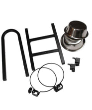 KIKI N POOCH Dog Trust Stainless Steel U-Shaped Standing Bowl with Adjustable Height Double Dinner Food & Water Feeding Bowls Ideal for Dogs & Puppies (Small, 750 ML