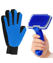 KIKI N POOCH Slicker Brush for Dogs Cats Puppy and Rabbit- Self Cleaning Slicker brush for dog & Puppies, Pet Grooming Comb with Press Key, Dog Hair Remover brushes- SMALL