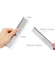 Kiki n pooch Stainless steel Grooming Comb for Dog/Cats and pets (1pc)
