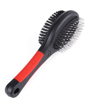 KIKI N POOCH Double Sided Pet Grooming and Massaging Brush, Double Sided Pin & Bristle Brush for Dogs & Cats, Soft Protection, Fur Detangling Salon Grooming Massage Clean for Pets (Large)