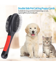 KIKI N POOCH Double Sided Pet Grooming and Massaging Brush, Double Sided Pin & Bristle Brush for Dogs & Cats, Soft Protection, Fur Detangling Salon Grooming Massage Clean for Pets (Large)