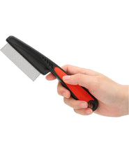 KIKI N POOCH Flea Lice Comb, Stainless Steel Dog Cat Grooming Combs with Rounded Teeth, Double Sided Professional Pet Tear Stain Remover, Dematting Tool for Small, Medium & Large Pets(COLOR MAY VARY)