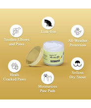 Oh My Dog Paw Cream for Dogs and Cats Made with 100% Natural Food-Grade Oils | Natural Cream, Wax, Balm for Healing Dry, Cracked, Chapped Paws & Elbows | Heals & Repairs Gently (100 gm)