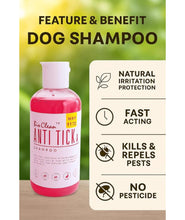 Bio Clean Anti Tick Dog Shampoo - Cruelty Free, Maintain PH Balance, Moisturising and Gentle on Skin- 200 ML