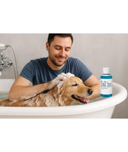Bio Clean Long Coat Dog Shampoo with Soft Silicone Shampoo Dispenser Brush- Cruelty Free, Maintain PH Balance, Moisturising and Gentle on Skin- 200 ML