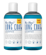 Bio Clean Long Coat Dog Shampoo with Soft Silicone Shampoo Dispenser Brush- Cruelty Free, Maintain PH Balance, Moisturising and Gentle on Skin- 200 ML