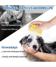 Bio Clean Max Shine Dog Shampoo with Soft Silicone Shampoo Dispenser Brush- Cruelty Free, Maintain PH Balance, Moisturising and Gentle on Skin- 500 ML