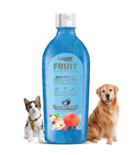 Lozalo Fruit Pet Shampoo 200 ml, Mix Fruit, pH Balanced, Paraben Free Conditioning Shampoo for Dogs & Cats of All Breeds,Natural Brightening Pet Shampoo Made with Shikakai Extract & Mix Fruit