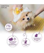 Lozalo Floral Aromatherapy Pet Conditioning Shampoo - 250ml, Orchid Fragrance, Coat Cleansing, Odour Control Shampoo for Dogs & Cats, with Aloe Vera Extract and Chamomile Oil