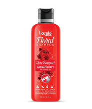 Lozalo Floral Aromatherapy Pet Conditioning Shampoo - 250ml, Rose Fragrance, Coat Cleansing, Odour Control Shampoo for Dogs & Cats, with Aloe Vera Extract and Cinnamon Oil to Promote Healthy Skin