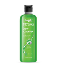 Lozalo Privilege Pet Conditioning Shampoo- 250 ml, Dew,Coat Cleansing and Conditioning Hydrating Shampoo with Hyaluronic Acid, Coat Cleansing, Paraben Free Shampoo for Dogs and Cats