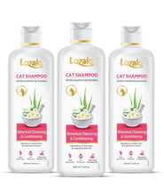 Lozalo Botanical Conditioning Cat Shampoo-250ml, Extra Gentle Conditioning Formula, Hydrating, & Cleansing Shampoo for Soft & Silky Cat Fur Coat,with Calendula Extract, Paraben Free