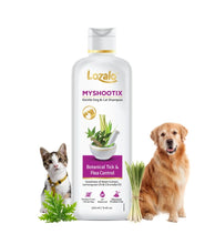 Lozalo Botanical My Shootix Anti Tick Pet Shampoo 250 ml, Tick and Flea Control Shampoo for Dogs & Cats of All Breeds, with Neem, Citronella & Tulsi Extract, Paraben Free