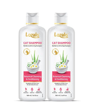 Lozalo Botanical Conditioning Cat Shampoo-250ml, Extra Gentle Conditioning Formula, Hydrating, & Cleansing Shampoo for Soft & Silky Cat Fur Coat,with Calendula Extract, Paraben Free
