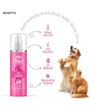 Lozalo Floral Pet Body Splash - 200 ml, Lily | pH Balanced, Rejuvinating Body Wash for Dogs & Cats of All Breeds | with Aloe Vera Extract & Wheat Germ Oil