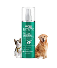 Lozalo Privilege Dog Perfume Spray- 200 ml, Spring, Moisturising Deodorant Spray for Dogs & Cats of All Breeds,Odour Eliminator, Grooming Essential with Aloe Vera Extract & Wheat Germ Oil