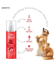 Lozalo Floral Dog Perfume Spray - 200 ml, Rose | Long Lasting Deodorant Spray for Dogs & Cats of All Breeds | With Aloe Vera Extract & Wheat Germ Oil
