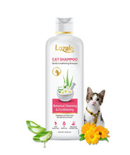 Lozalo Botanical Conditioning Cat Shampoo-250ml, Extra Gentle Conditioning Formula, Hydrating, & Cleansing Shampoo for Soft & Silky Cat Fur Coat,with Calendula Extract, Paraben Free