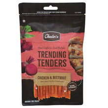 Chester's Trending Tenders Natural Dog Treats Farm Fresh Chicken | High-Protein,Single-Ingredient Chicken Breast|Slow-Cooked for Nutrition|Grain & Gluten-Free (Pack of 1, Chicken & Beetroot)
