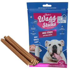 Chester's Wagg Sticks Chicken Sticks with Real Chicken | No Artificial Enhancers | Antioxident Rich | Soft Chew Sticks | Human Grade Indredients | (91Gm Pack of 1, Milk Stick)