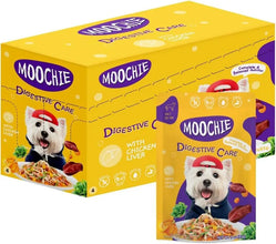 Moochie Digestive Care with Chicken Liver Gravy 85g (Pack of 12)