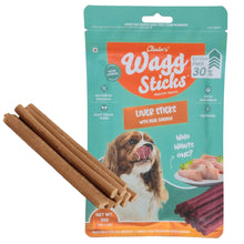 Chester's Wagg Sticks Chicken Sticks with Real Chicken | No Artificial Enhancers | Antioxident Rich | Soft Chew Sticks | Human Grade Indredients | (91Gm Pack of 1, Liver Stick)