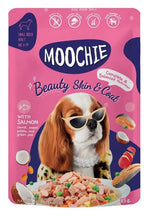 Moochie Beauty Skin and Coat with Salmon Dog Gravy 85g - (Pack of 12)