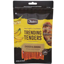 Chester's Trending Tenders Natural Dog Treats Farm Fresh Chicken | High-Protein,Single-Ingredient Chicken Breast|Slow-Cooked for Nutrition|Grain & Gluten-Free (Pack of 1, Chicken & Banana)