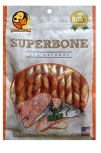 Superbone All Natural Chicken Sticks Dog Treat, 9 in 1 (Salmon Oil) | Highly-Digestible Training Chew Treat | Healthy and Tasty Snack Suitable for All Breeds of Dogs