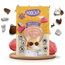 Moochie Tasty Wet Cat Food, Mousse with Tuna, Grain Free Cats Gravy Meal, No Artificial Flavours Kitten Food, Non-Vegetarian Cat Foods Pouch for Kittens (85 g X 12 Pouches)