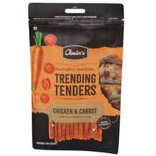 Chester's Trending Tenders Natural Dog Treats Farm Fresh Chicken | High-Protein,Single-Ingredient Chicken Breast|Slow-Cooked for Nutrition|Grain & Gluten-Free (Pack of 1, Chicken & Carrot)