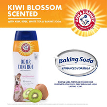 Arm & Hammer Deodorizing Dog Shampoo for Smelly Dogs & Puppies with Baking Soda, Moisturizing Dog Shampoo for Sensitive Skin - Kiwi Blossom Scent, 20 Fl Oz