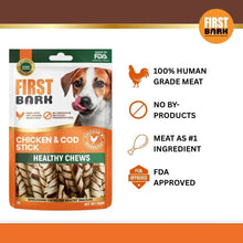 First Bark Tender Treats for Dogs | Chicken and COD Stick - Healthy Chews (70 GM)
