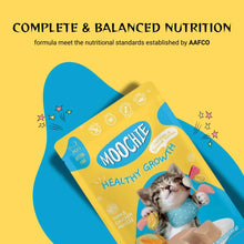 Moochie Tasty Wet Cat Food, Grain Free Cats Gravy Meal, Healthy Growth Tuna Mousse with Chicken, No Artificial Flavours Kitten Food, Non-Vegetarian Cat Foods Pouch (85 g X 12 Pouches)