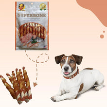Superbone All Natural Chicken Sticks Dog Treat, 9 in 1 (Salmon Oil) | Highly-Digestible Training Chew Treat | Healthy and Tasty Snack Suitable for All Breeds of Dogs