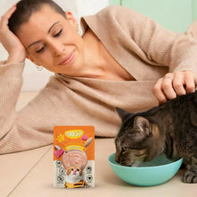 Moochie Tasty Wet Cat Food, Mousse with Salmon, Grain Free Cats Gravy Meal, No Artificial Flavours Kitten Food, Non-Vegetarian Cat Foods Pouch for Kittens (85 g X 12 Pouches)