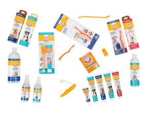 Arm & Hammer Fresh Breathe Advanced Pet Care Enzymatic - Toothpaste & Brush Set for Dogs, Chicken Flavor