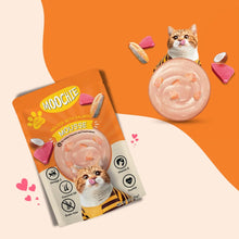 Moochie Tasty Wet Cat Food, Mousse with Salmon, Grain Free Cats Gravy Meal, No Artificial Flavours Kitten Food, Non-Vegetarian Cat Foods Pouch for Kittens (85 g X 12 Pouches)