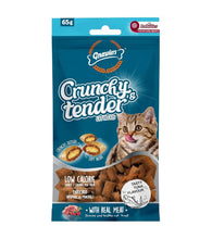 Gnawlers Crunchy & Tender Cat Treats 65g - Tasty Tuna Flavour (Pack of 3)