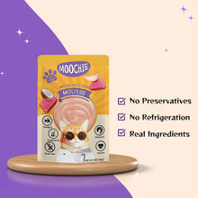 Moochie Tasty Wet Cat Food, Mousse with Tuna, Grain Free Cats Gravy Meal, No Artificial Flavours Kitten Food, Non-Vegetarian Cat Foods Pouch for Kittens (85 g X 12 Pouches)
