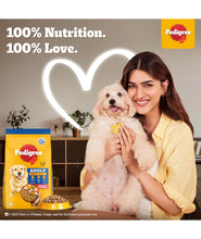 Pedigree Adult Dry Dog Food, Chicken & Vegetables, 3 kg, Contains 37 Essential Nutrients, 100% Complete & Balanced Food for Adult Dogs